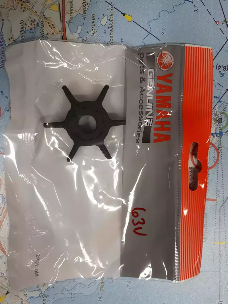 Siipipyörä Yamaha 9.9F 15F F15A F15C F20B - Yamaha siipipyörät - 5868 - 1