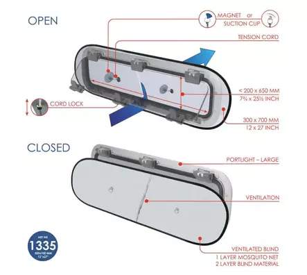 IKKUNAKAIHTIMET VENTTIILILLÄ L - Veneen LVI - M9512066328 - 2