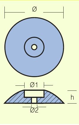 PERÄSINANODI (PARI) 110 MM - Lowrance vene-elektroniikka - M9512131108 - 2