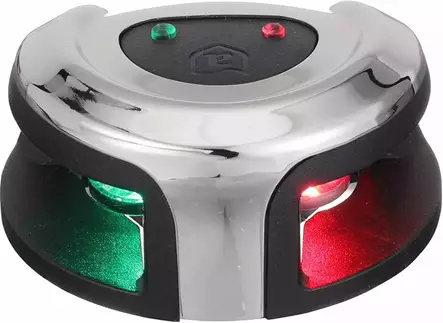 Attwood LED-navigointivalo/Kulkuvalo Punainen/Vihreä Kromi - Veneen valaistus - 44058 - 1