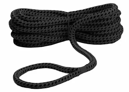Kiinnitysköysi RIO 14mm/10m MUSTA 350mm - Veneen kiinnitys laituriin - 42648 - 1