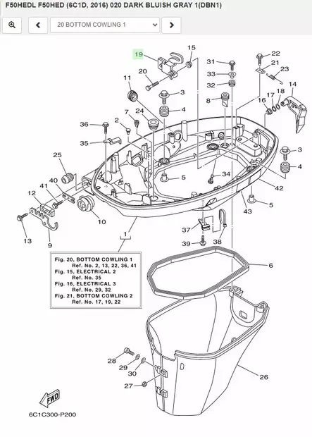 Lever Clamp/Kopan lukituksen vastakappal - Yamaha muut - 28988 - 2