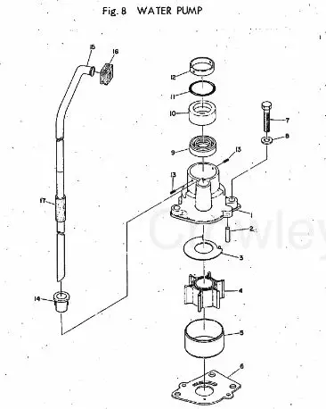 Siipipyörä Yamaha 6A 8A vanhat mallit 18mm reikä - Yamaha siipipyörät - 11818 - 2