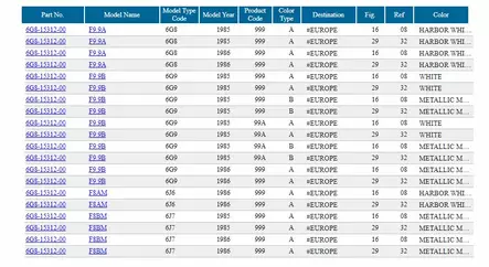 Tiiviste/Gasket Oil Pan Yamaha F8A/B F9.9A/B 85-86 - Yamaha muut - 6188 - 2