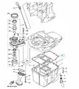 Gasket/Tiiviste Oil Pan Yamaha F80-F115 4-Tahti - Yamaha muut - 24118 - 2