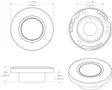 ORBIT LED-KOHDEVALO, VALKOINEN, RGBW - Venesähkö - M9514030348 - 5