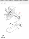 Jarrukenkä Taka/Brake Shoe Set Yamaha - Yamaha Moto - 25398 - 2
