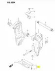 Anodi Alumiini/Clamp Bracket Suzuki DF60-DF300 - Suzuki osat perämoottorille - 42428 - 2