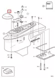 Anodisarja ALUMIINI Volvo Penta SX/DP-SM - Sisäperämoottorin osat - 51098 - 1