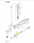 Jousi Vaihteensiirtäjä/Spring Suzuki DF40-DF140 - Suzuki osat perämoottorille - 42918 - 2