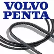 Kiilahihna/Drive Belt D3 Volvo Penta Alt - Sisäperämoottorin osat - 18278 - 1