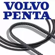 Kiilahihna/Drive Belt D3 Volvo Penta Alt - Sisäperämoottorin osat - 18278 - 1