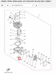 Kohokammion Tyhjennysproppu/Screw Drain Yamaha - Varaosat ja lisävarusteet - 50998 - 1