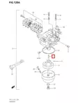 Neulaventtiili/Needle Valve Assy Suzuki DT8 DT9.9 DT15 - Varaosat ja lisävarusteet - 52578 - 1