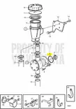 O-Rengas Merivesipumppu/Ruiskutuspumppu Volvo Penta (947314) - Sisäperämoottorin osat - 7378 - 2