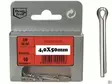 Saksisokka 4,0 X 50mm A4 DIN94 4kpl/pkt - Lowrance vene-elektroniikka - M9513043128 - 1