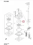 Siipipyörän Kuppi/Sleeve Water Pump Case Suzuki DF20-DF60 - Suzuki osat perämoottorille - 52518 - 1