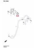 Termostaatti/Thermostat 50 DEG Suzuki DF2.5-DF20 - Suzuki osat perämoottorille - 52528 - 1