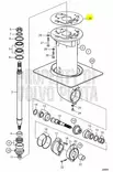 Tiiviste - Sisäperämoottorin osat - 40708 - 2