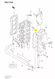 Venttiilikopan Tiiviste/Gasket Cylinder - Suzuki osat perämoottorille - 42798 - 2