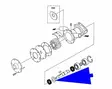 Yanmar Washer Piece 2QM(20) 3QM30 3HM35 2GM20F - Yanmar moottorin alkuperäisosat - 36108 - 2