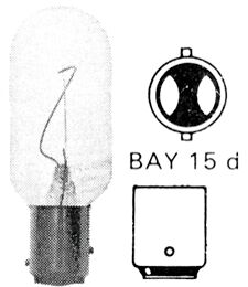 BULB BAY15D 220V/25W 40CD - Venesähkö - M9514037218 - 1
