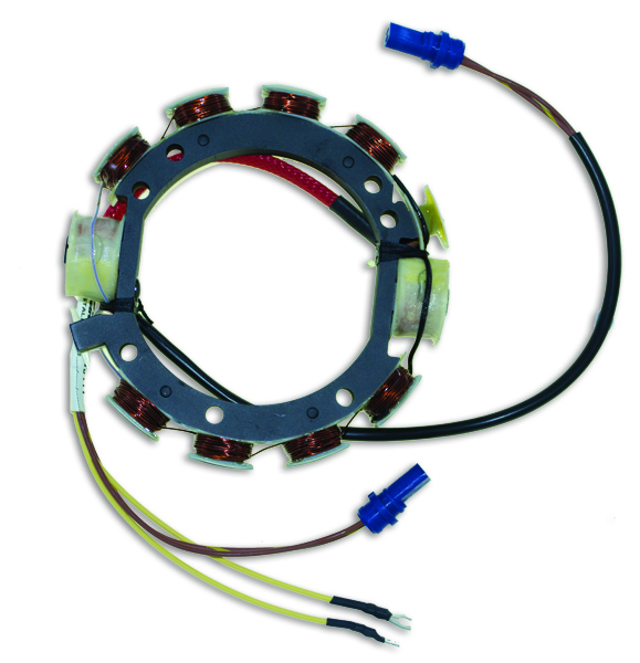 Cdi Elec. Johnson Evinrude Stator - 4 Cyl. (9 Amp) - Perämoottorin Sähköosat - D186058 - 1