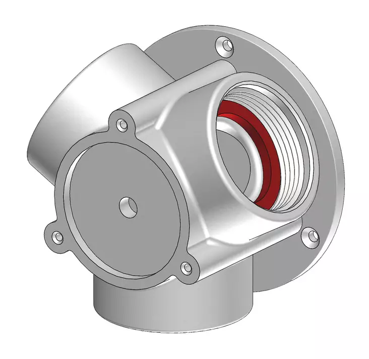 KOLMITIEYHDISTÄJÄ, VALKOINEN - Veneen LVI - M9515030308 - 1