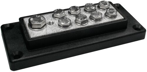 KYTKENTÄKISKO 8 x 16 MM2, MUSTA - Venesähkö - M9514040038 - 1