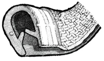 LISTA 263 MUSTA 44 49 100 50M / rll - Veneen kansihelat - M9516019028 - 1