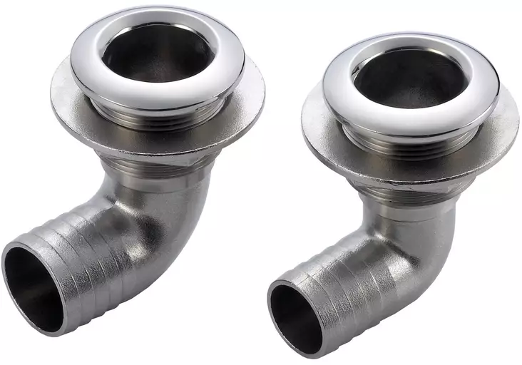 Läpivienti SS 90° 11/2x51mm - Läpiviennit, letkuliitos ja sulkuhanat - D446728 - 1