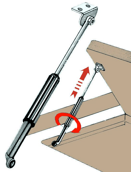SÄÄDETTÄVÄ LUUKUNPIDIN SETTI - Veneen lukot ja saranat - M9516011028 - 1