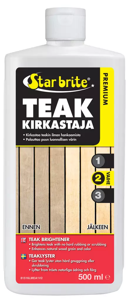 Star brite Teakin kirkaste 500ml - Öljytarvikkeet veneisiin - D259488 - 1