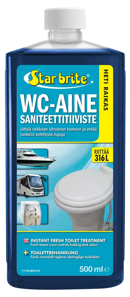 Star brite Wc-ainetiiv. sitruuna 500ml - Käymälät ja septipumput veneisiin - D259478 - 1