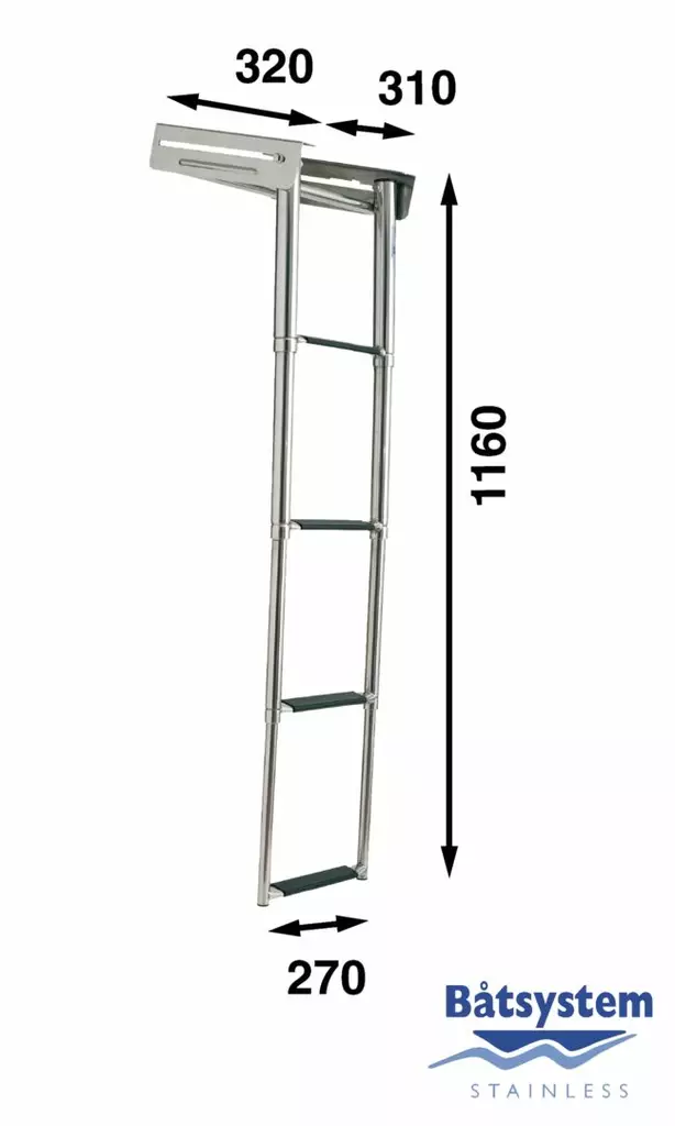 TELESKOOPPITIKKAAT 4-ASKELMAA - Lowrance vene-elektroniikka - M9519037468 - 1