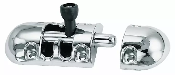 TYÖNTÖSALPA KROMATTUA MESSINKIÄ - Veneen lukot ja saranat - M9516009008 - 1