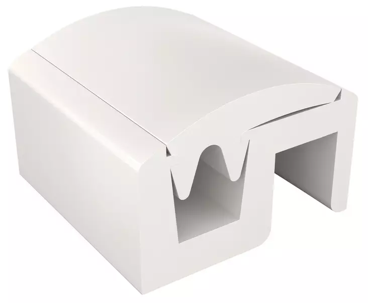 TÖRMÄYSLISTA QBE 65MM, VALKOINEN, 12M - Veneen kansihelat - M9516019238 - 1