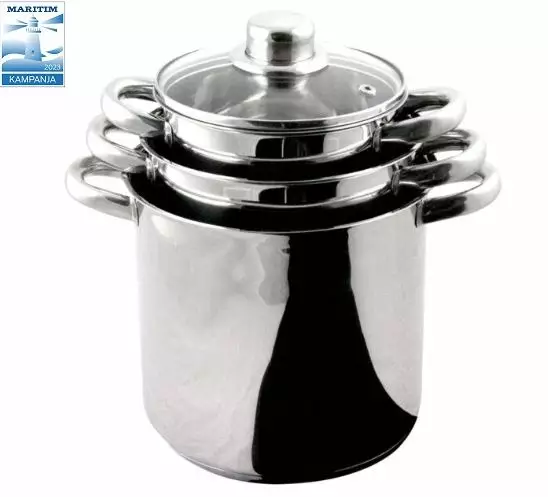 Kattilasarja lasikansilla sis. 3 kattilaa - Lahjatavarat - 31868 - 1