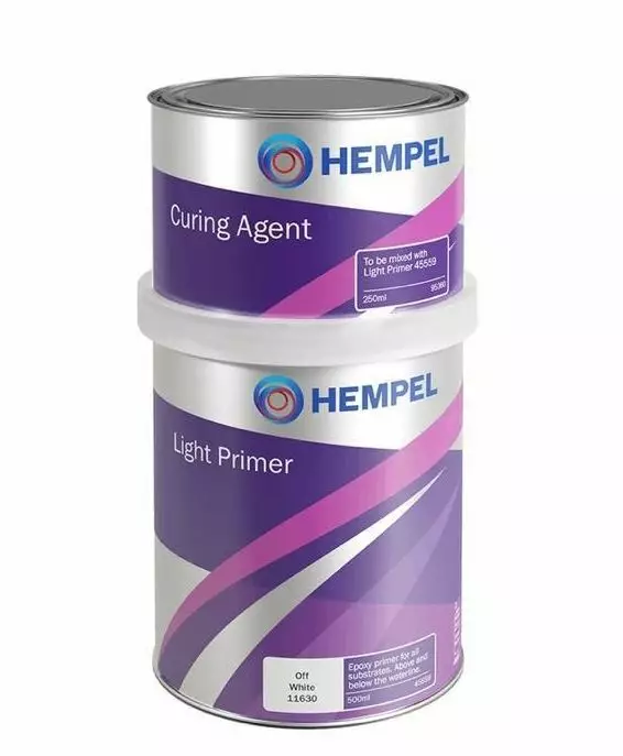 LIGHT PRIMER/Epoksimaali 0.75 L 11630 OFF WHITE - Veneen pohjamaalaus - 32308 - 1