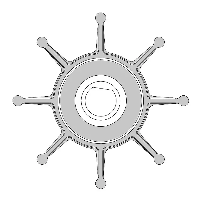 SIIPIPYÖRÄ F3 PUMPPUUN - Perämoottorin tarvikeosat - M9515005618 - 1