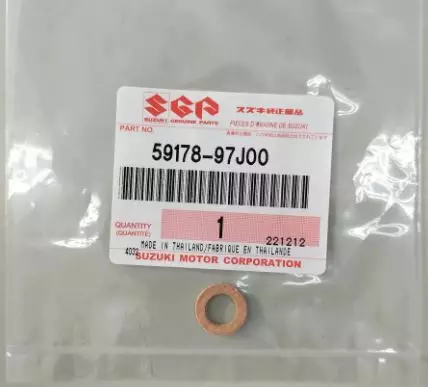 Vaihteistopropun Tiiviste/Plug Drain Suzuki DF2.5-DF30hv - Suzuki osat perämoottorille - 34568 - 1