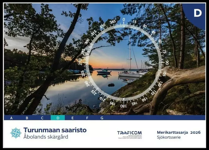 Karttasarja D TURUNMAAN SAARISTO Painos 2026 - Veneilykartat - 50919 - 1