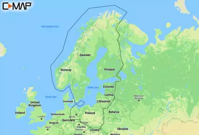 Lowrance C-Map Discover karttakortti Suomen sisävedet/merialue. Sopii Lowrance - Lowrance vene-elektroniikka - 42659 - 1