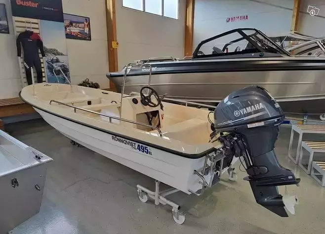 Rönnqvist 495 XL R vene Yamaha F40hv perämoottori - Rönnqvist Lasikuituveneet - 50709 - 1