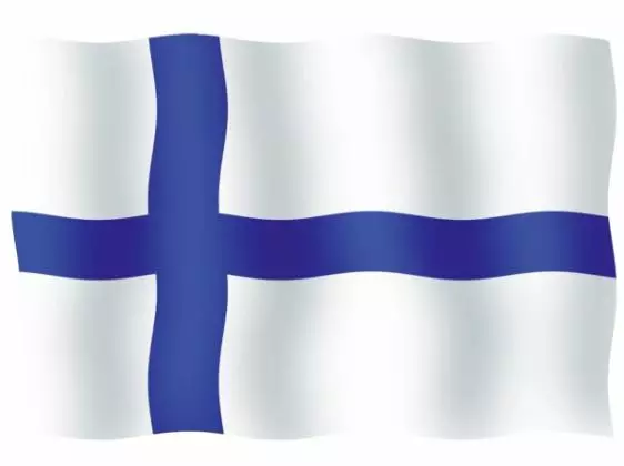 Suomen lippu 46X75cm - Liput ja tarvikkeet veneilyyn - 4419 - 1