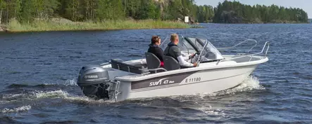 Suvi 47 Duo Pulpettivene Premium (kuomu,pehmusteet)hydrauliohjauksella - Suvi Lasikuituveneet - 33129 - 1