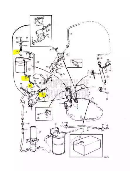 Alumiinirengas/Aluminum Washer Volvo Penta 14,2x17,8x1,5mm - Sisäperämoottorin osat - 12819 - 2