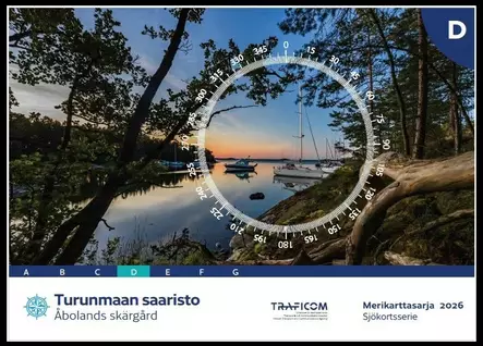 Karttasarja D TURUNMAAN SAARISTO Painos 2026 - Veneilykartat - 50919 - 1