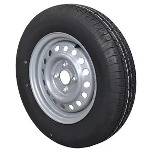 Rengas + vanne 155R13 M+S 4X100 - Trailerin lisävarusteet ja varaosat - 34939 - 1