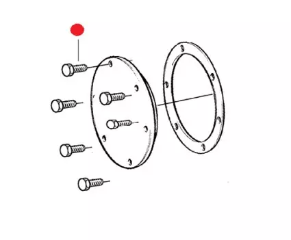 Ruuvisarja/Screw Kit Volvo Penta 30-44 300 D2-D8 - Sisäperämoottorin osat - 51089 - 1